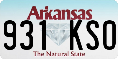 AR license plate 931KSO