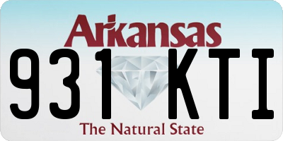 AR license plate 931KTI