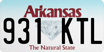 AR license plate 931KTL