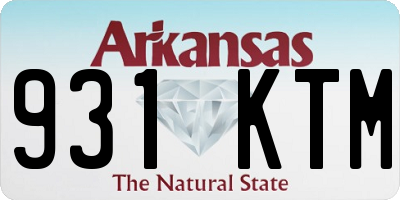 AR license plate 931KTM