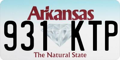 AR license plate 931KTP