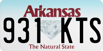 AR license plate 931KTS