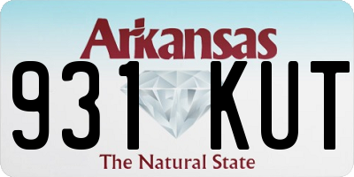 AR license plate 931KUT