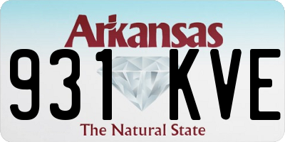 AR license plate 931KVE
