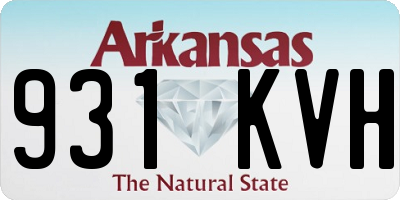 AR license plate 931KVH