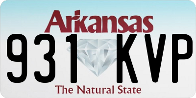 AR license plate 931KVP