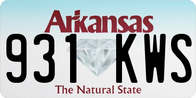 AR license plate 931KWS