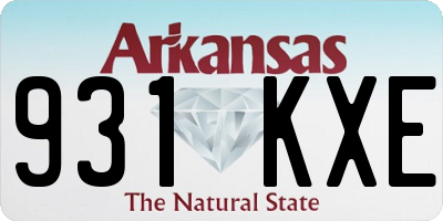 AR license plate 931KXE