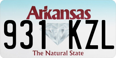 AR license plate 931KZL