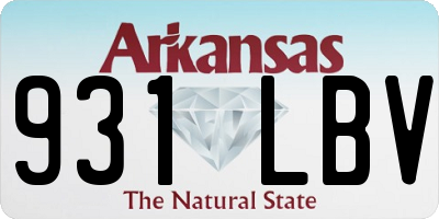 AR license plate 931LBV