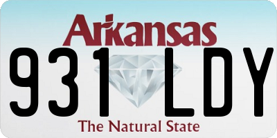 AR license plate 931LDY