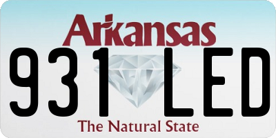 AR license plate 931LED