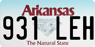 AR license plate 931LEH
