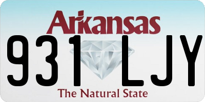 AR license plate 931LJY