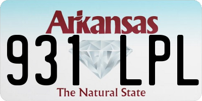 AR license plate 931LPL