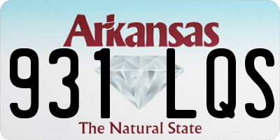 AR license plate 931LQS