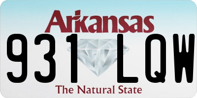 AR license plate 931LQW