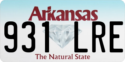 AR license plate 931LRE
