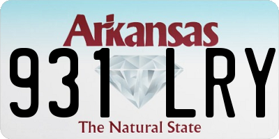 AR license plate 931LRY