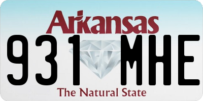 AR license plate 931MHE