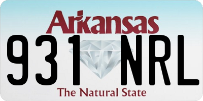 AR license plate 931NRL
