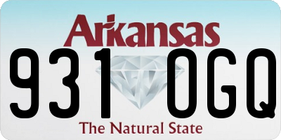 AR license plate 931OGQ