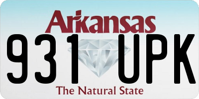 AR license plate 931UPK
