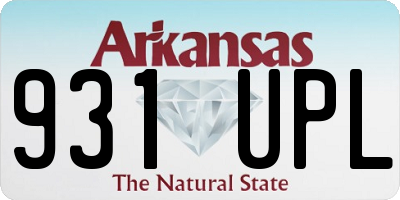 AR license plate 931UPL