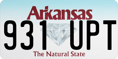 AR license plate 931UPT