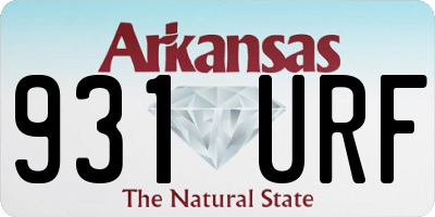 AR license plate 931URF