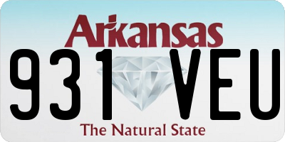 AR license plate 931VEU