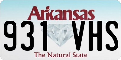 AR license plate 931VHS