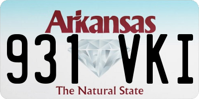 AR license plate 931VKI