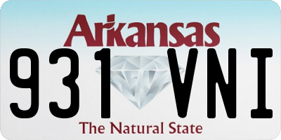 AR license plate 931VNI