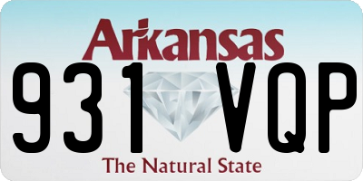 AR license plate 931VQP