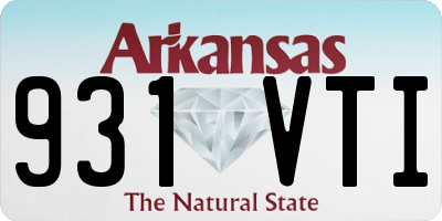 AR license plate 931VTI