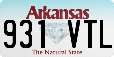 AR license plate 931VTL