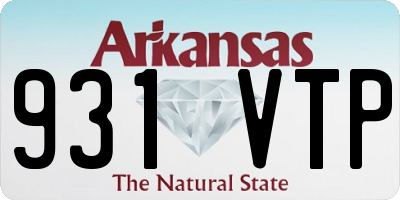 AR license plate 931VTP