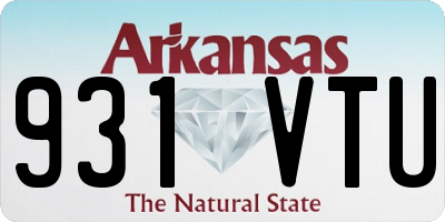 AR license plate 931VTU