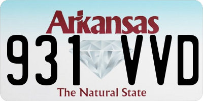 AR license plate 931VVD