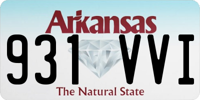 AR license plate 931VVI