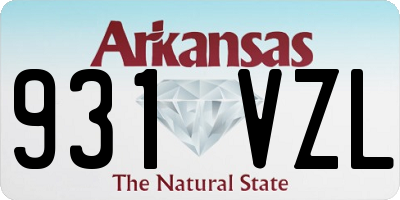 AR license plate 931VZL