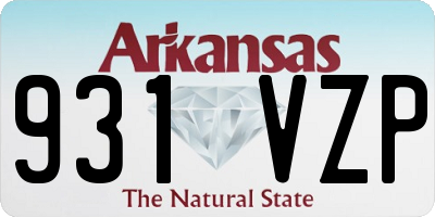 AR license plate 931VZP