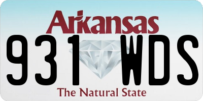 AR license plate 931WDS