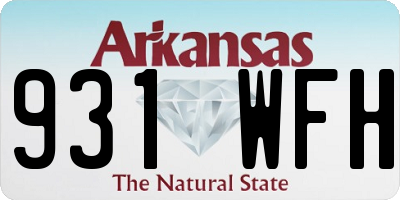 AR license plate 931WFH