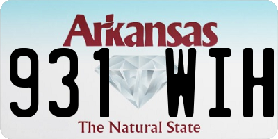 AR license plate 931WIH