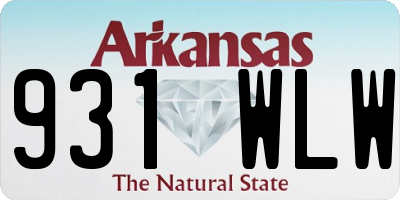 AR license plate 931WLW