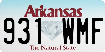 AR license plate 931WMF