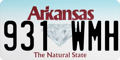 AR license plate 931WMH