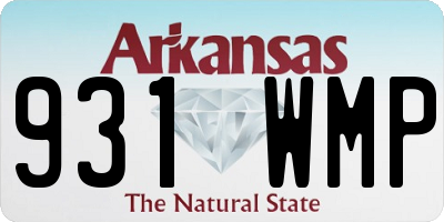 AR license plate 931WMP